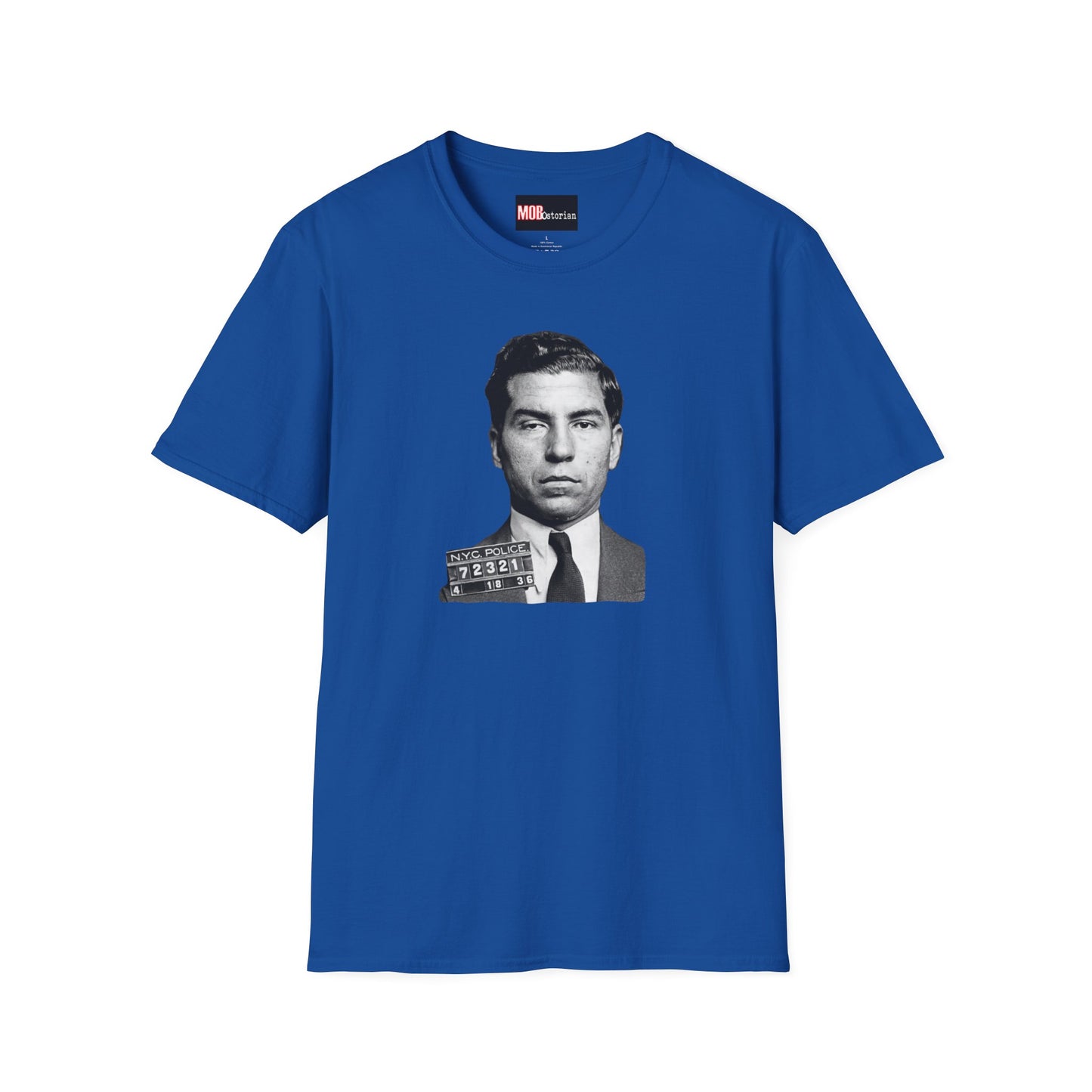 Lucky Luciano Mug Shot (With No Background and No Caption)