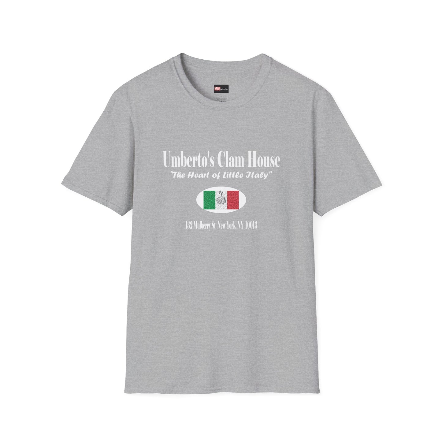 Umberto's Clam House white lettering