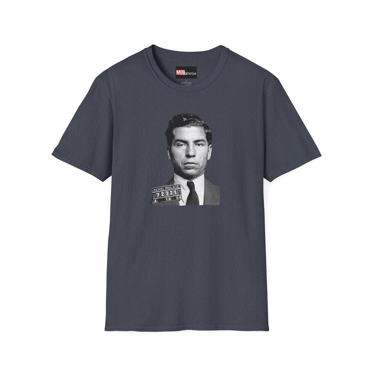 Lucky Luciano Mug Shot (With No Background and No Caption)