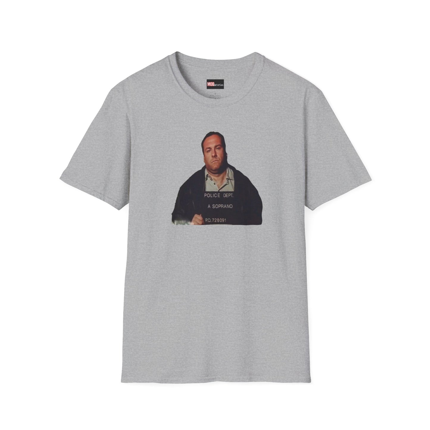 Tony Soprano Mug Shot no background