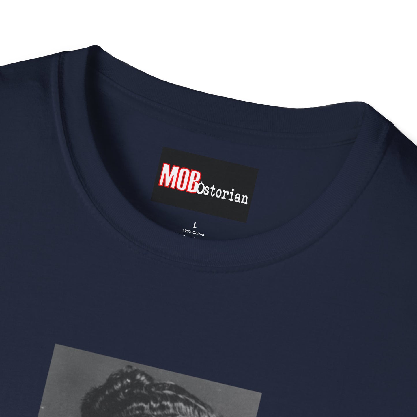 Albert Anastasia Mug Shot (With Background and White Lettering)