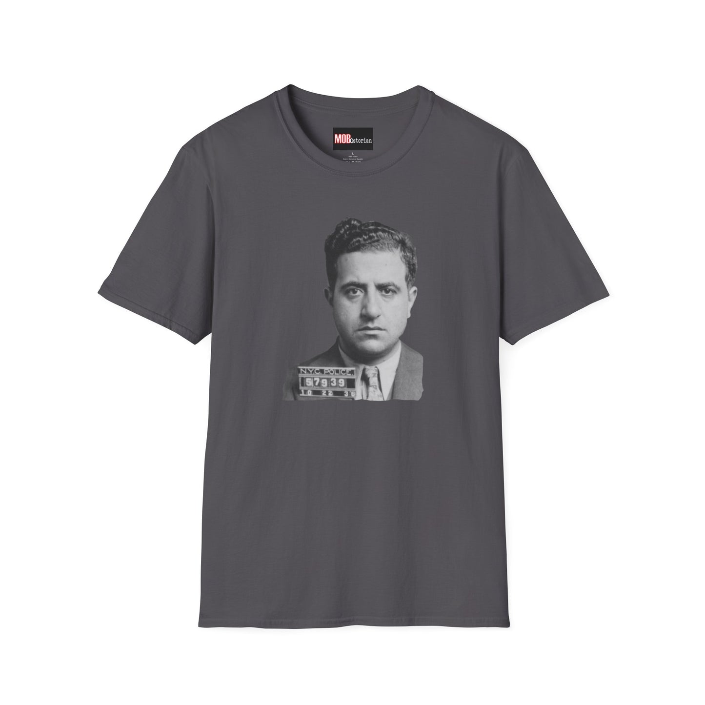 Albert Anastasia Mug Shot (With No Background and No Lettering)
