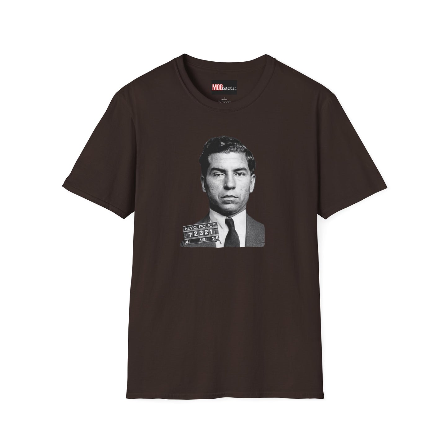 Lucky Luciano Mug Shot (With No Background and No Caption)