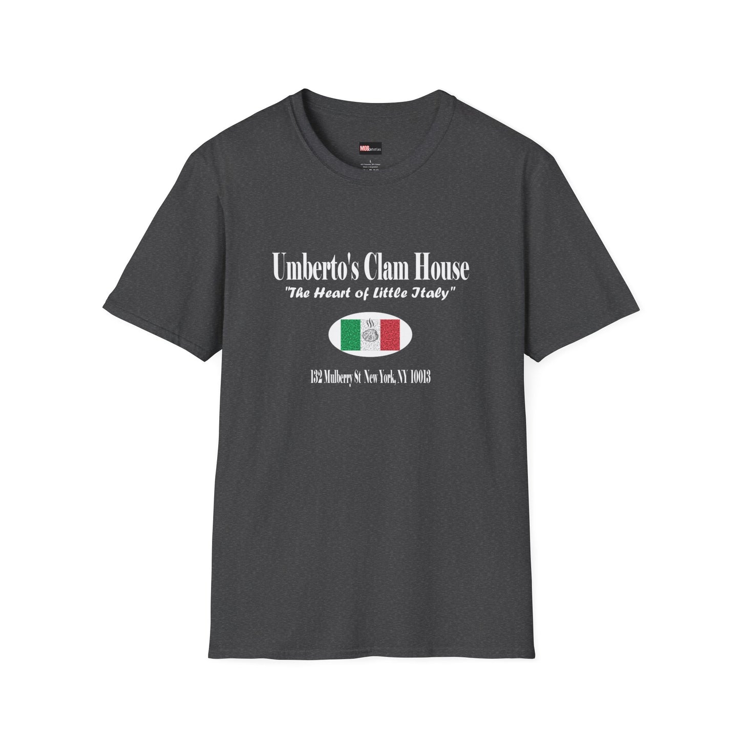 Umberto's Clam House white lettering