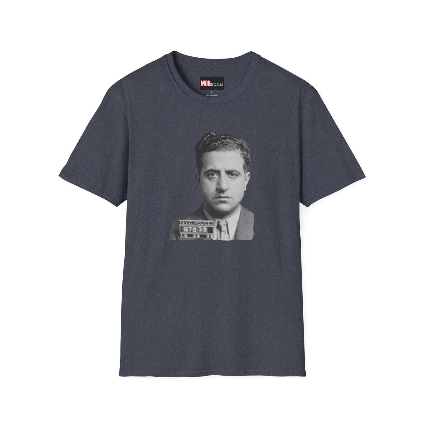 Albert Anastasia Mug Shot (With No Background and No Lettering)