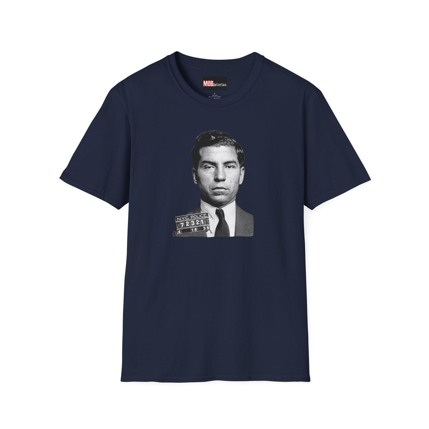Lucky Luciano Mug Shot (With No Background and No Caption)