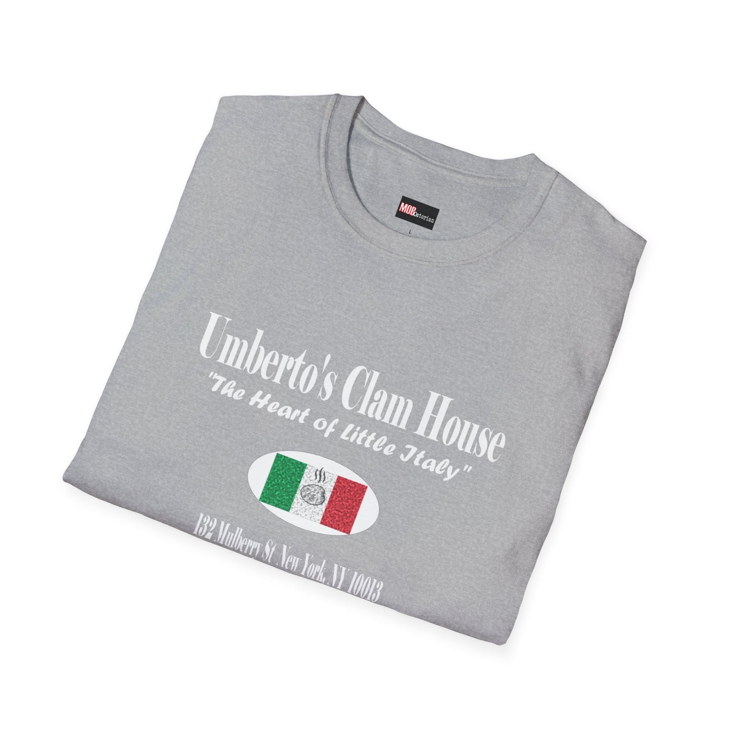 Umberto's Clam House white lettering