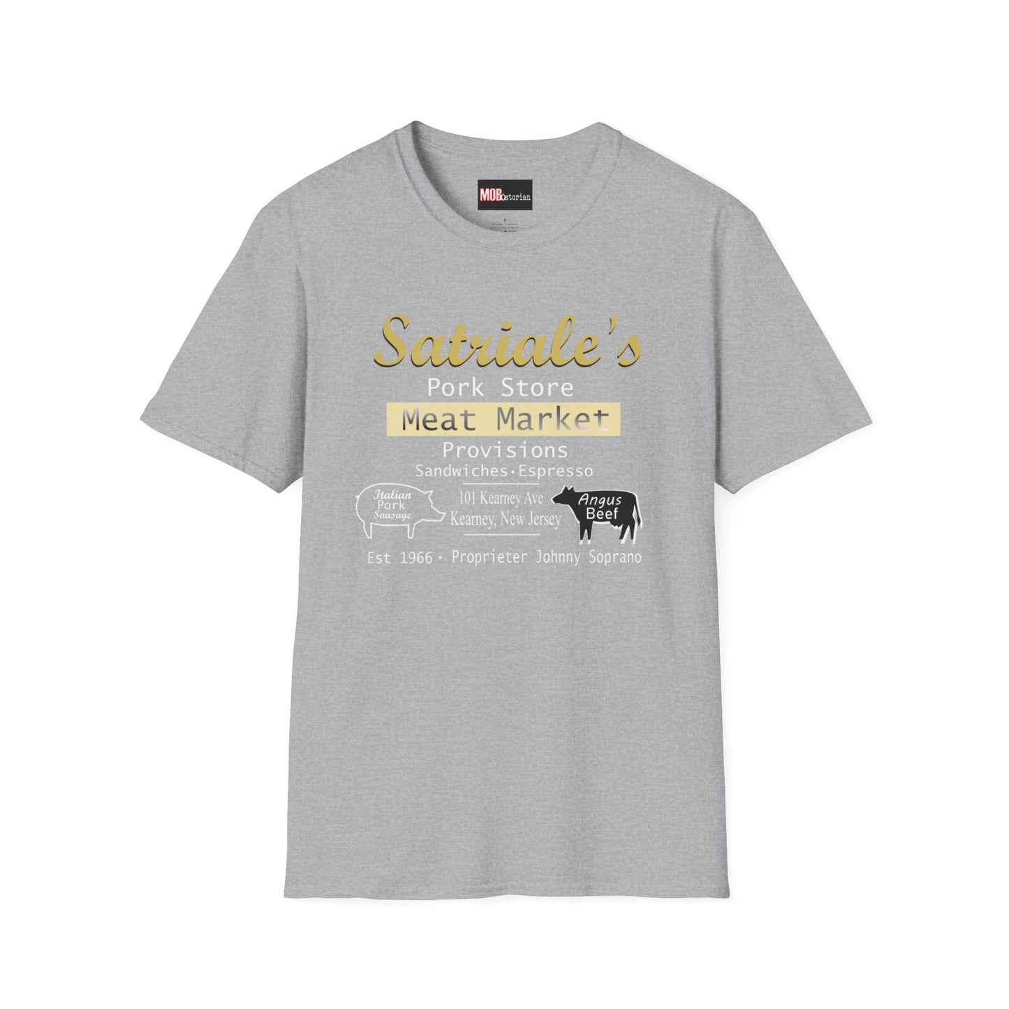 Satriale's Pork Store White Lettering