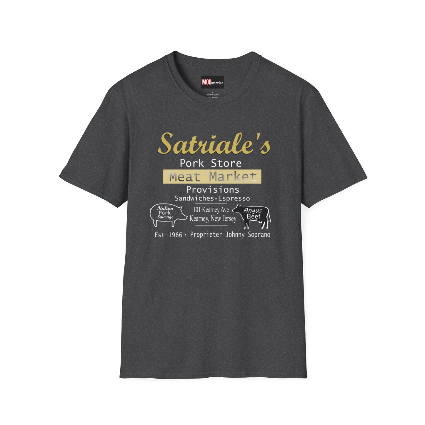 Satriale's Pork Store White Lettering