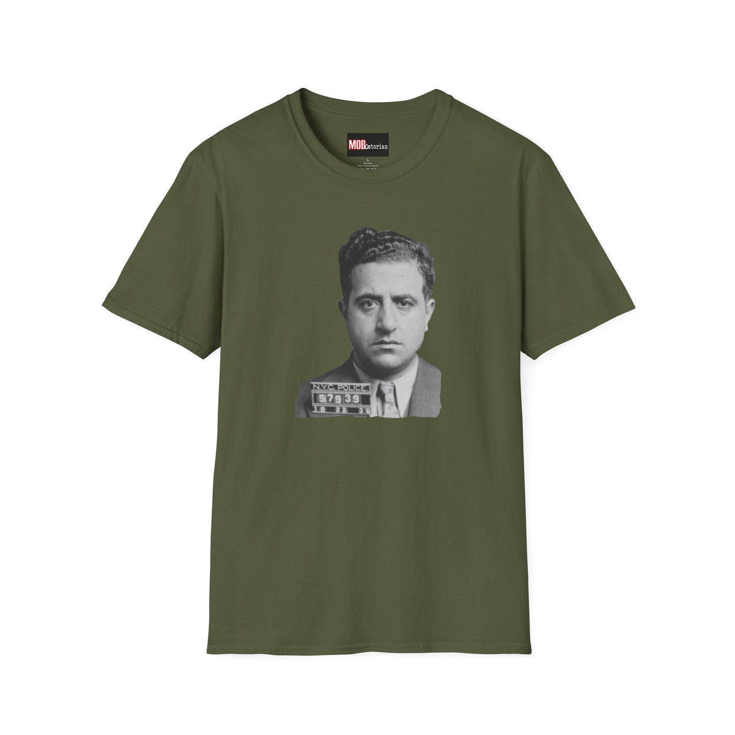 Albert Anastasia Mug Shot (With No Background and No Lettering)