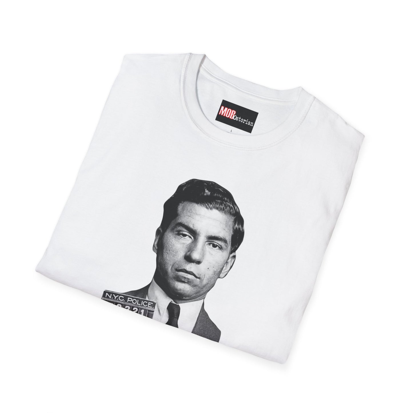 Lucky Luciano Mug Shot (With No Background and No Caption)