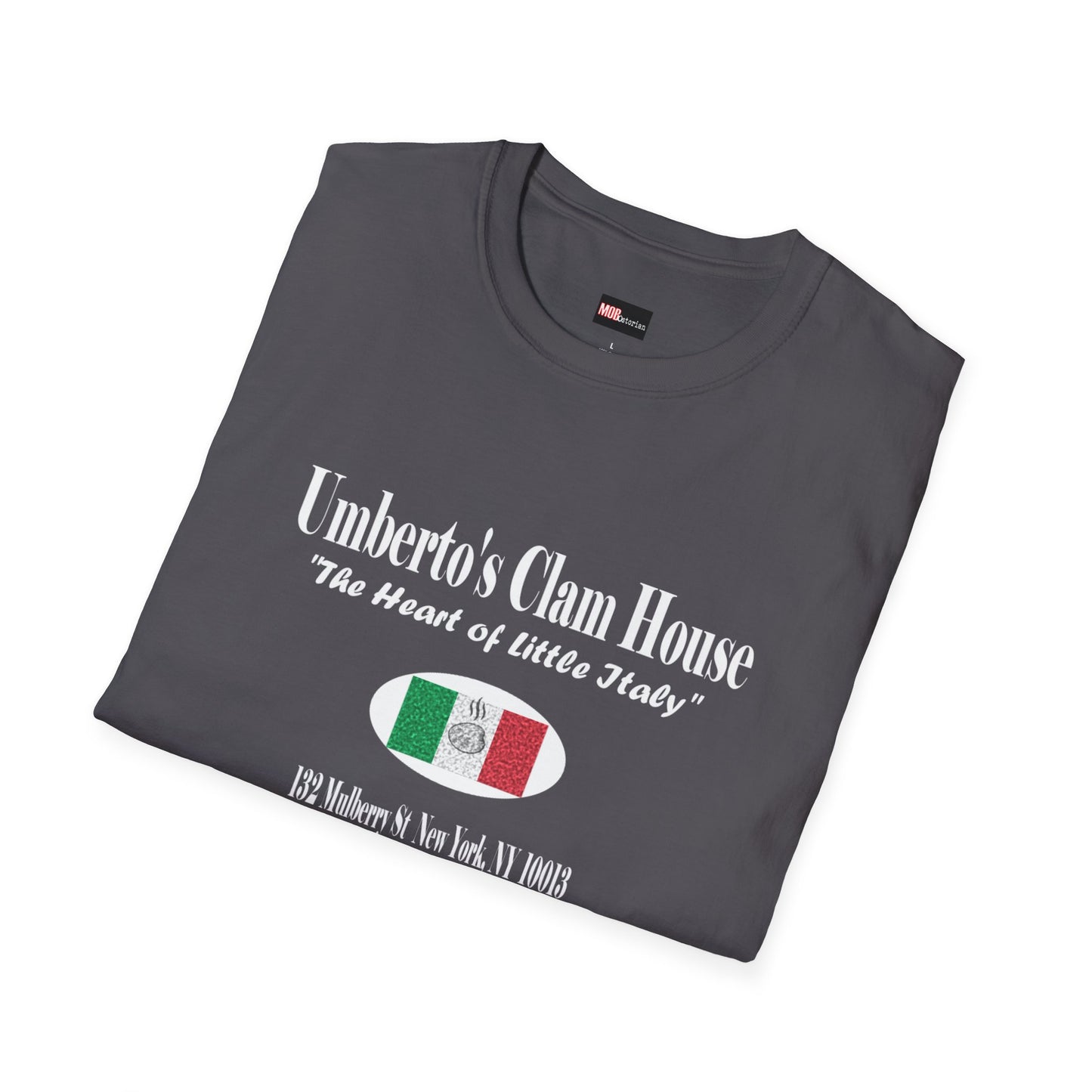 Umberto's Clam House white lettering