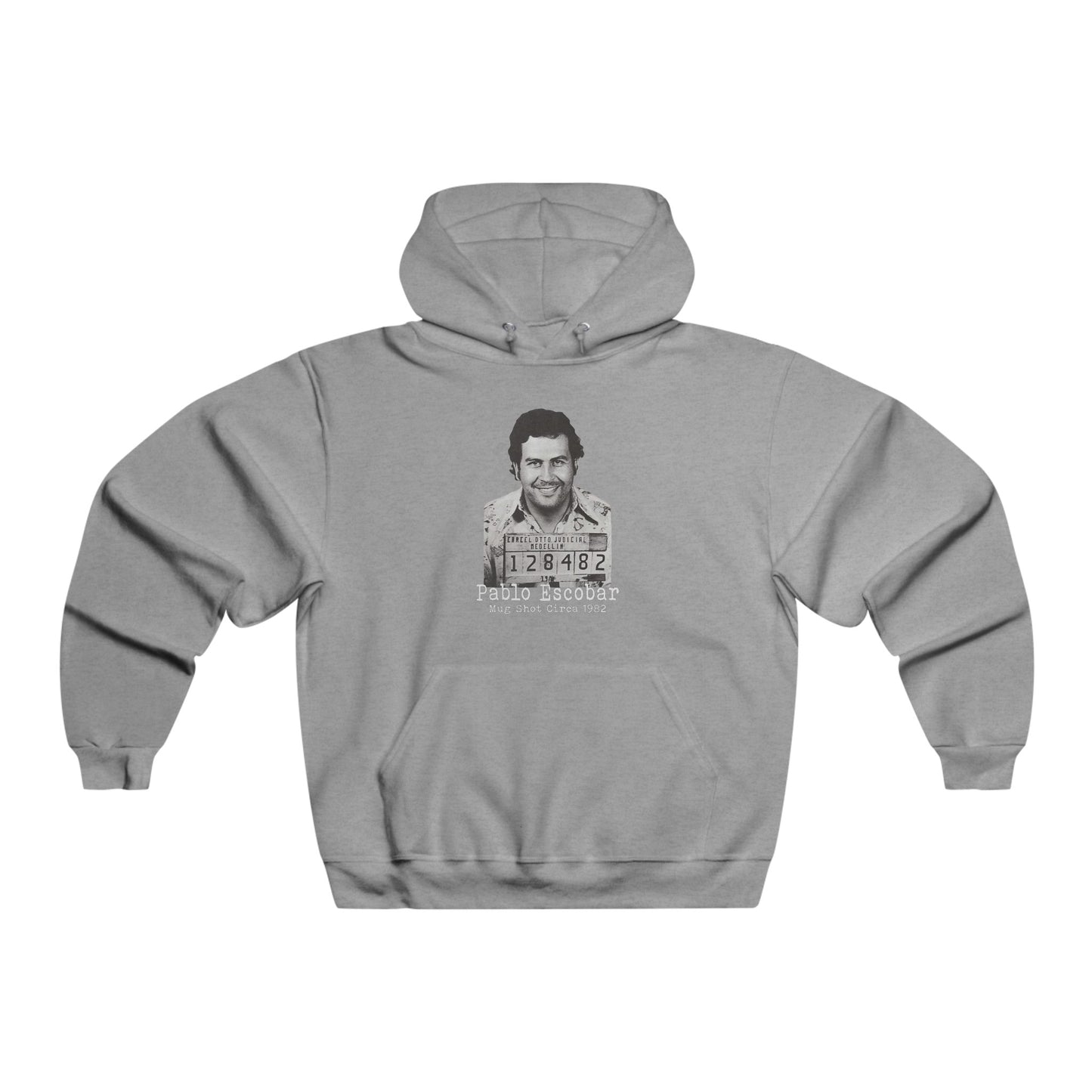 Pablo Escobar Mug Shot (White Font) Hoodie