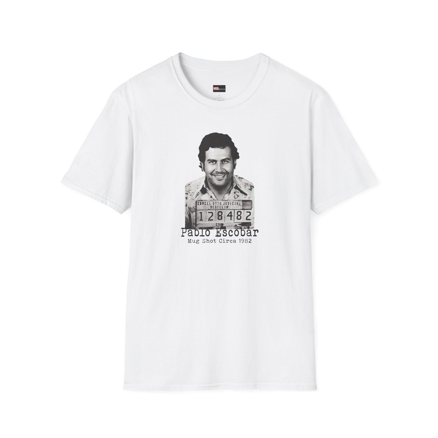 Pablo Escobar Mug Shot (Black Font)