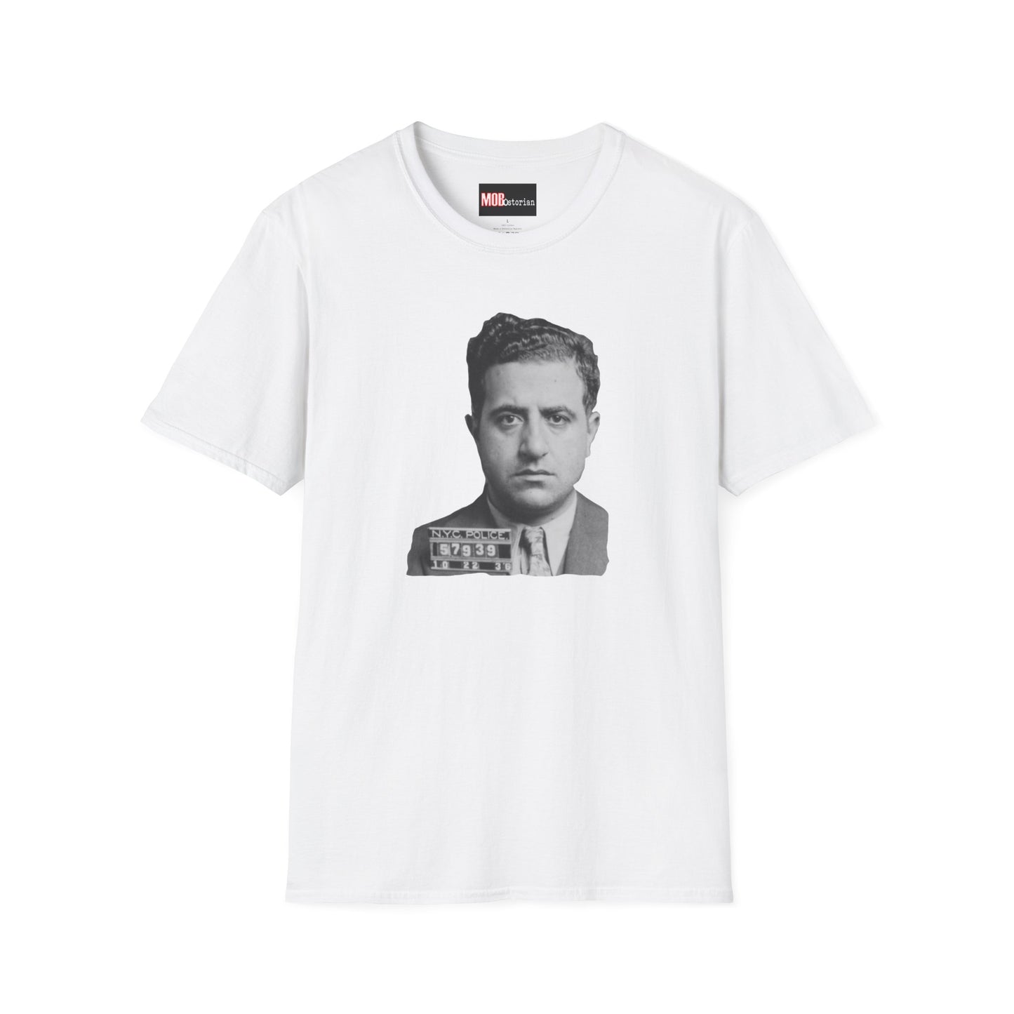 Albert Anastasia Mug Shot (With No Background and No Lettering)