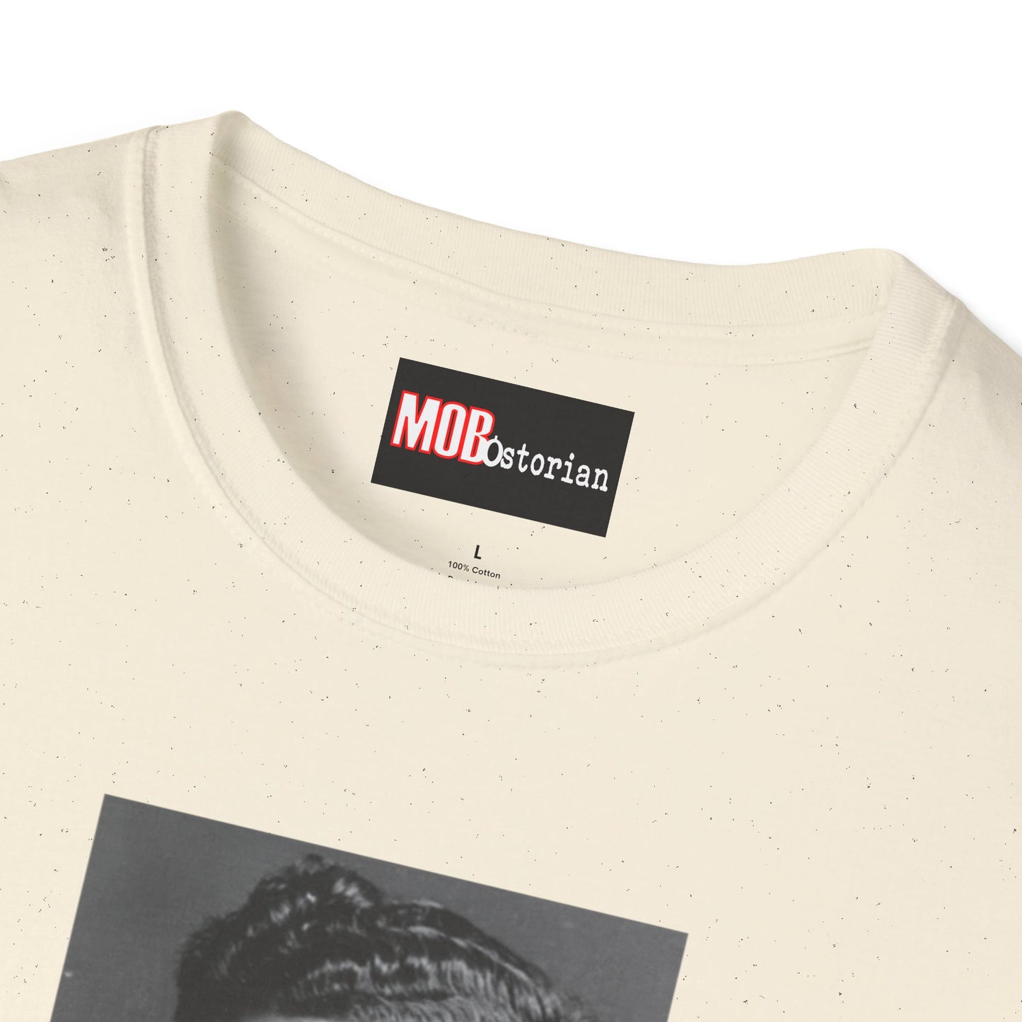 Albert Anastasia Mug Shot (With Background and Black Lettering)