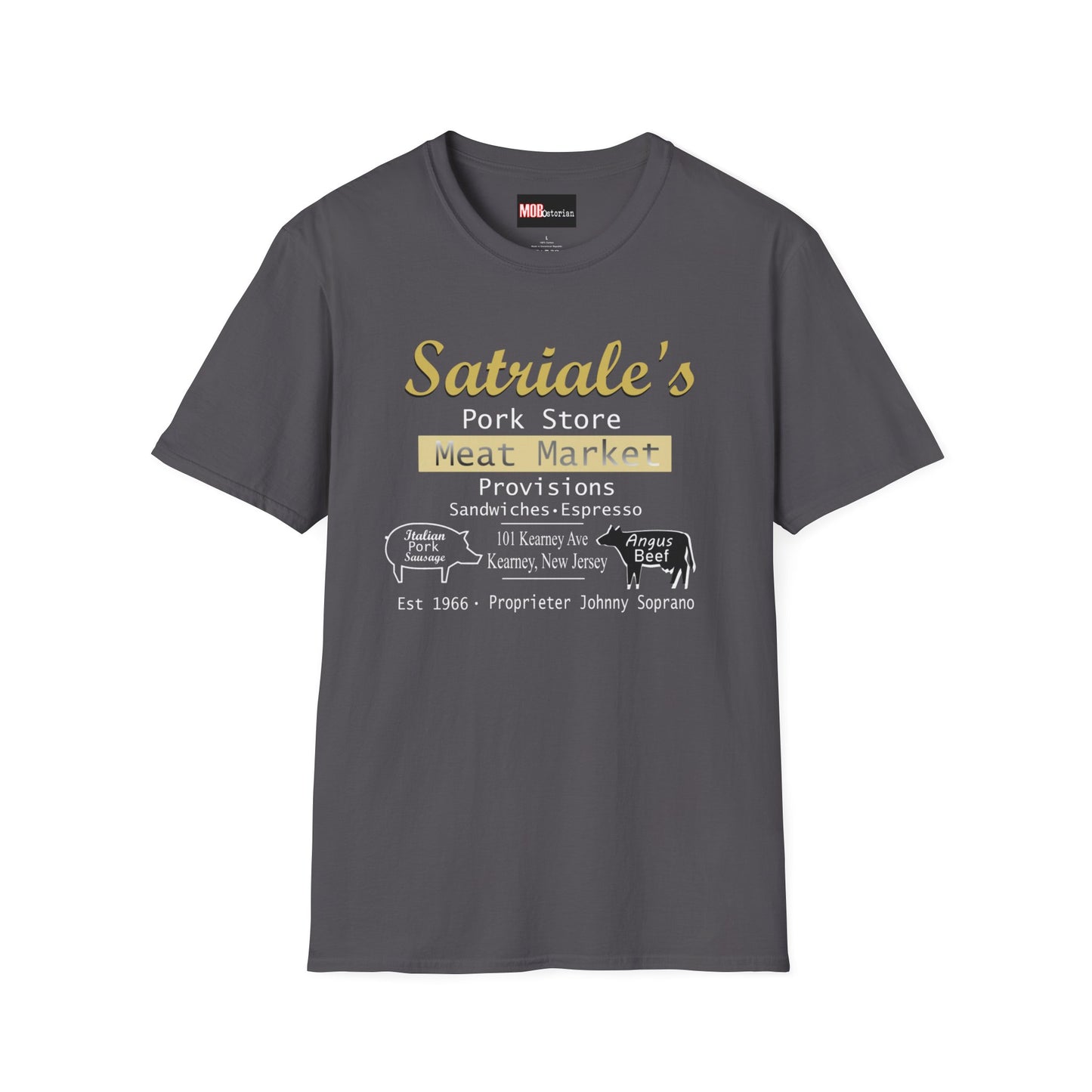 Satriale's Pork Store White Lettering
