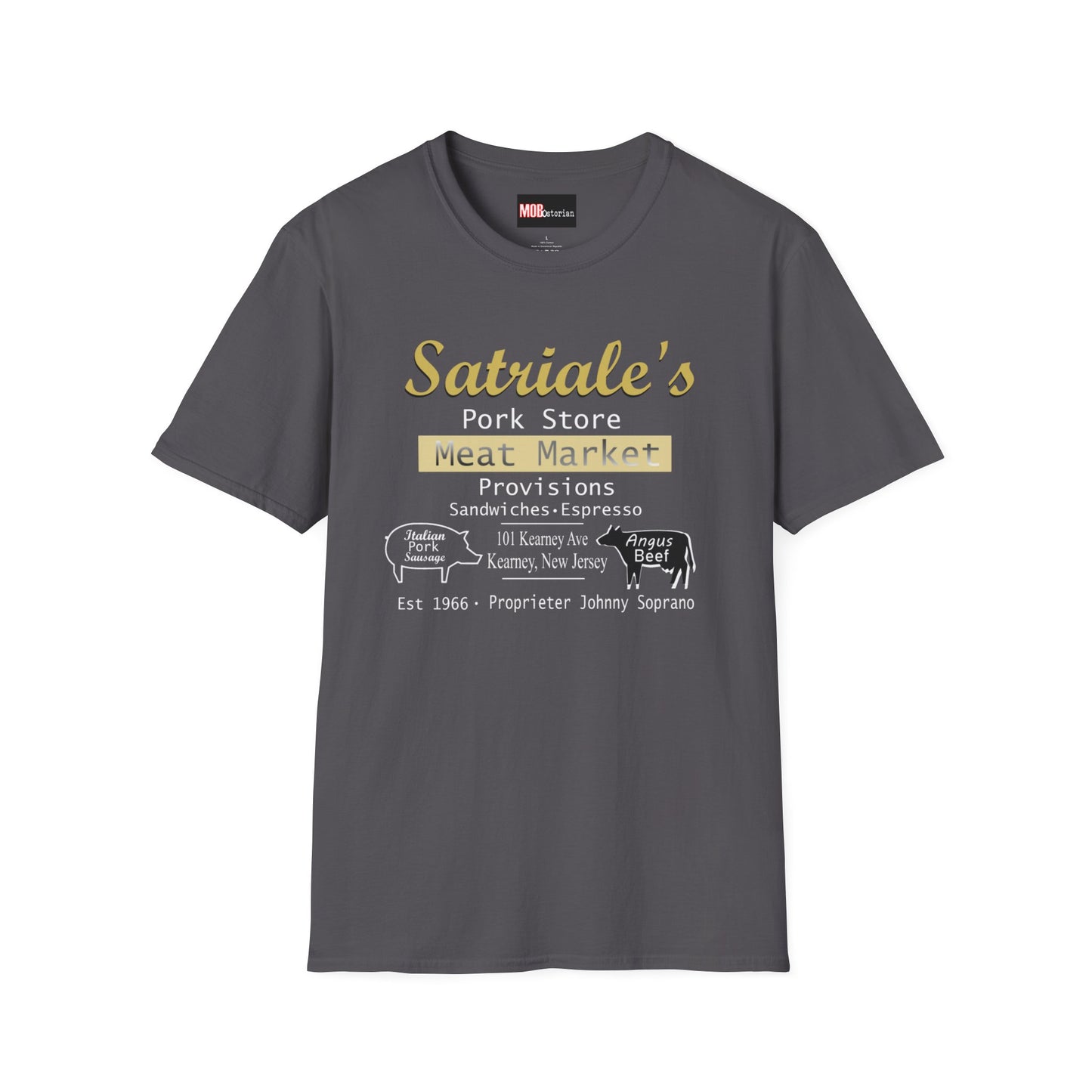 Satriale's Pork Store White Lettering