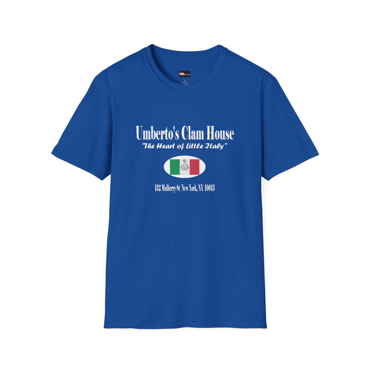 Umberto's Clam House white lettering