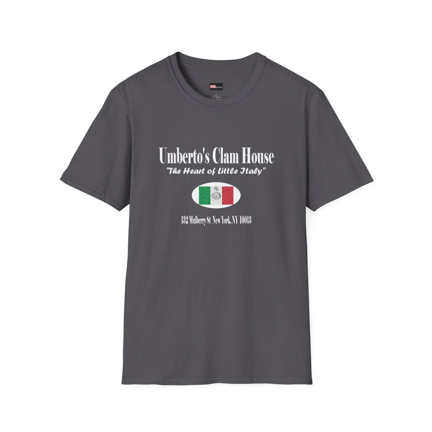 Umberto's Clam House white lettering