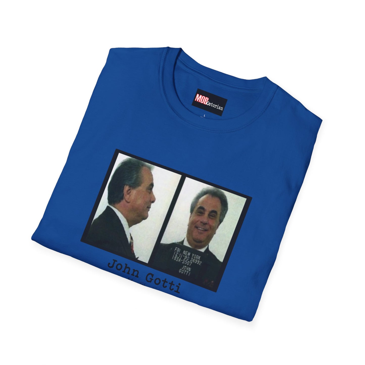 John Gotti Mug Shot Circa 1990 Front and Side