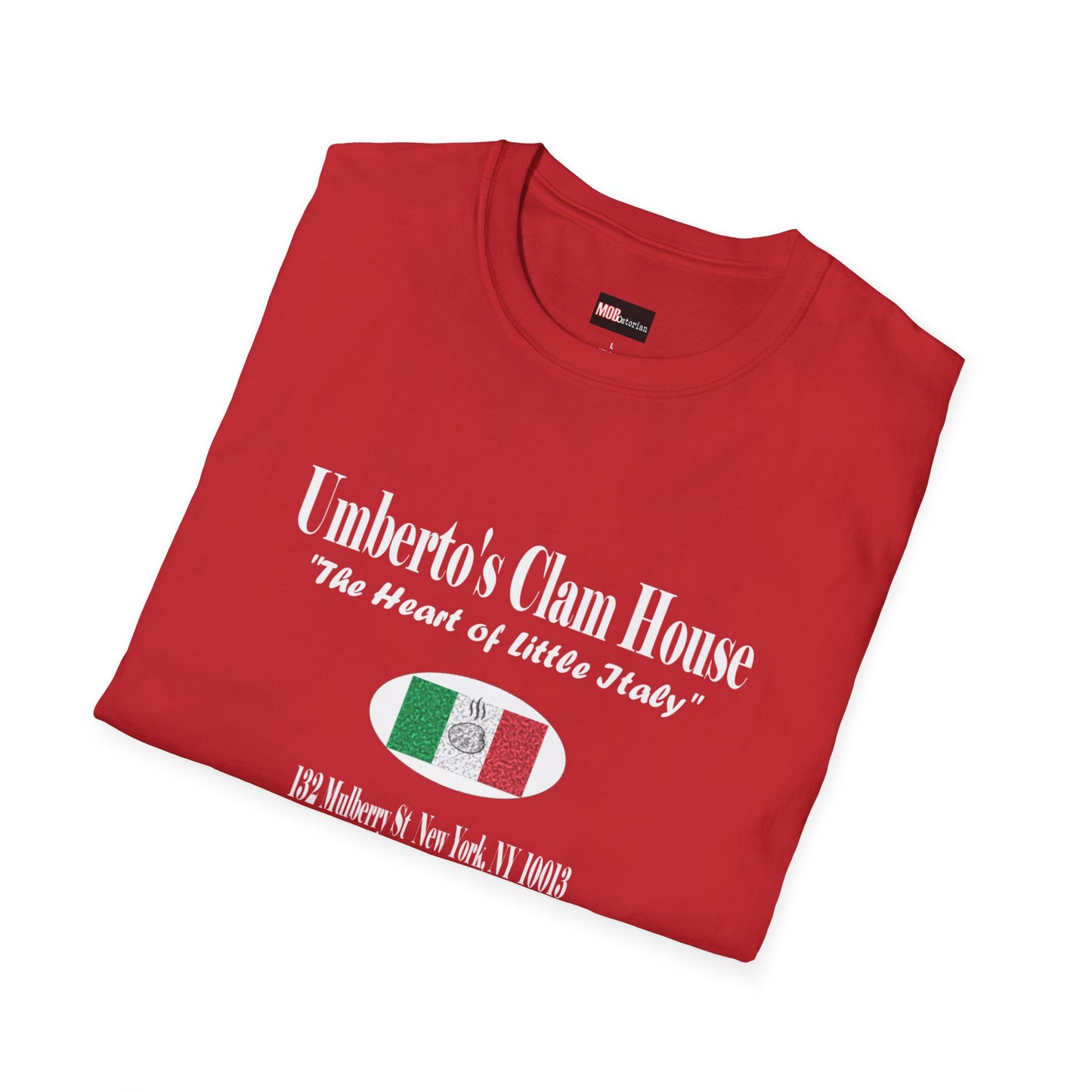 Umberto's Clam House white lettering