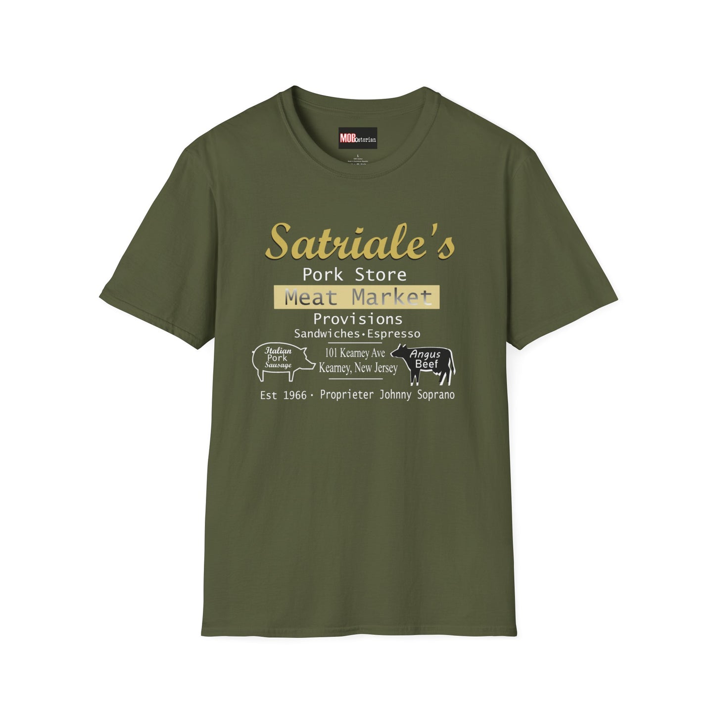 Satriale's Pork Store White Lettering