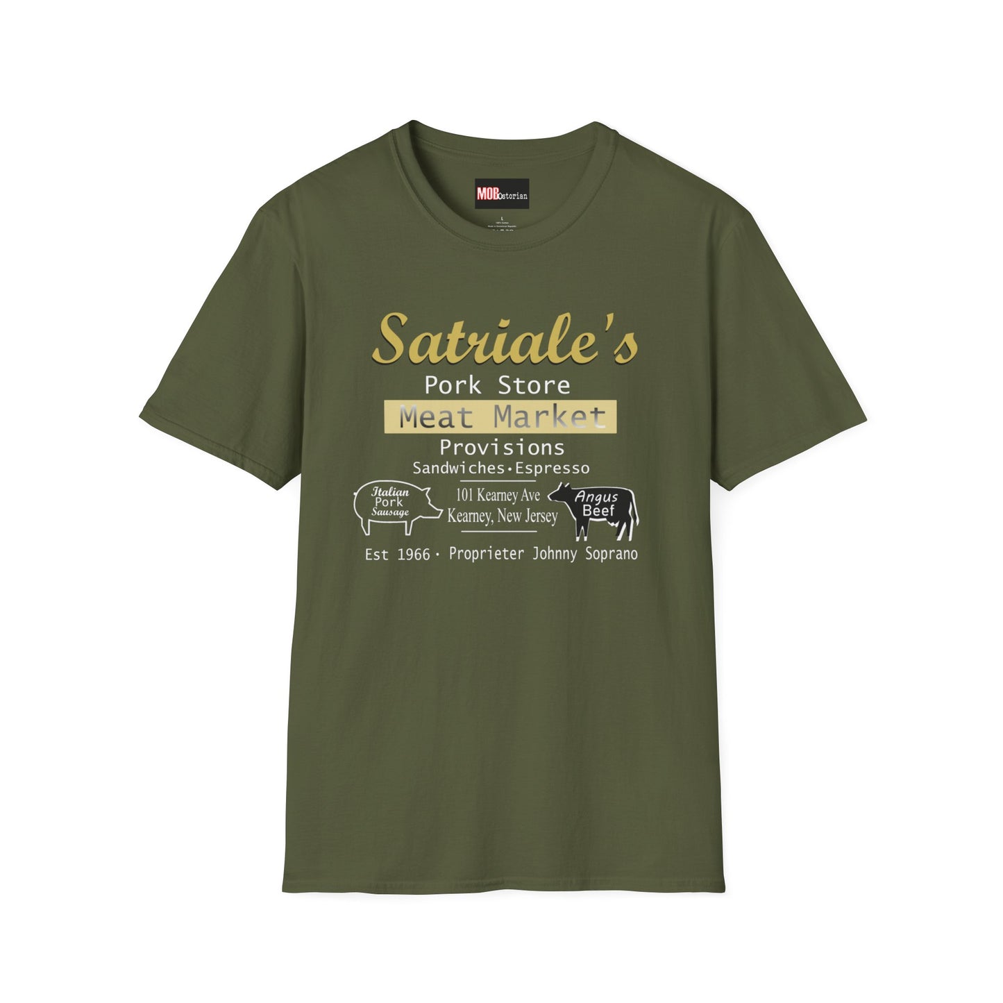 Satriale's Pork Store White Lettering