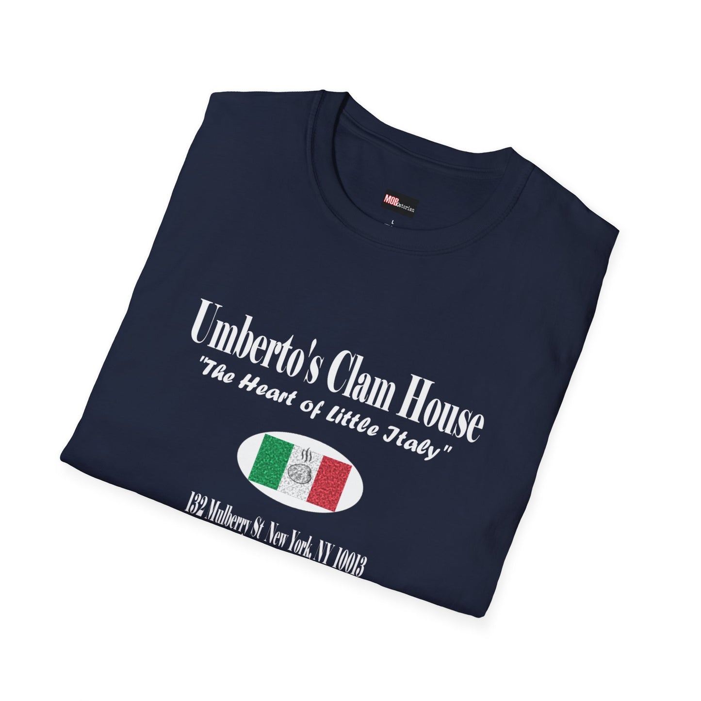 Umberto's Clam House white lettering