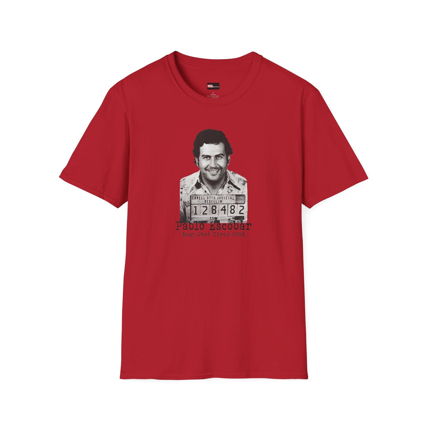 Pablo Escobar Mug Shot (Black Font)