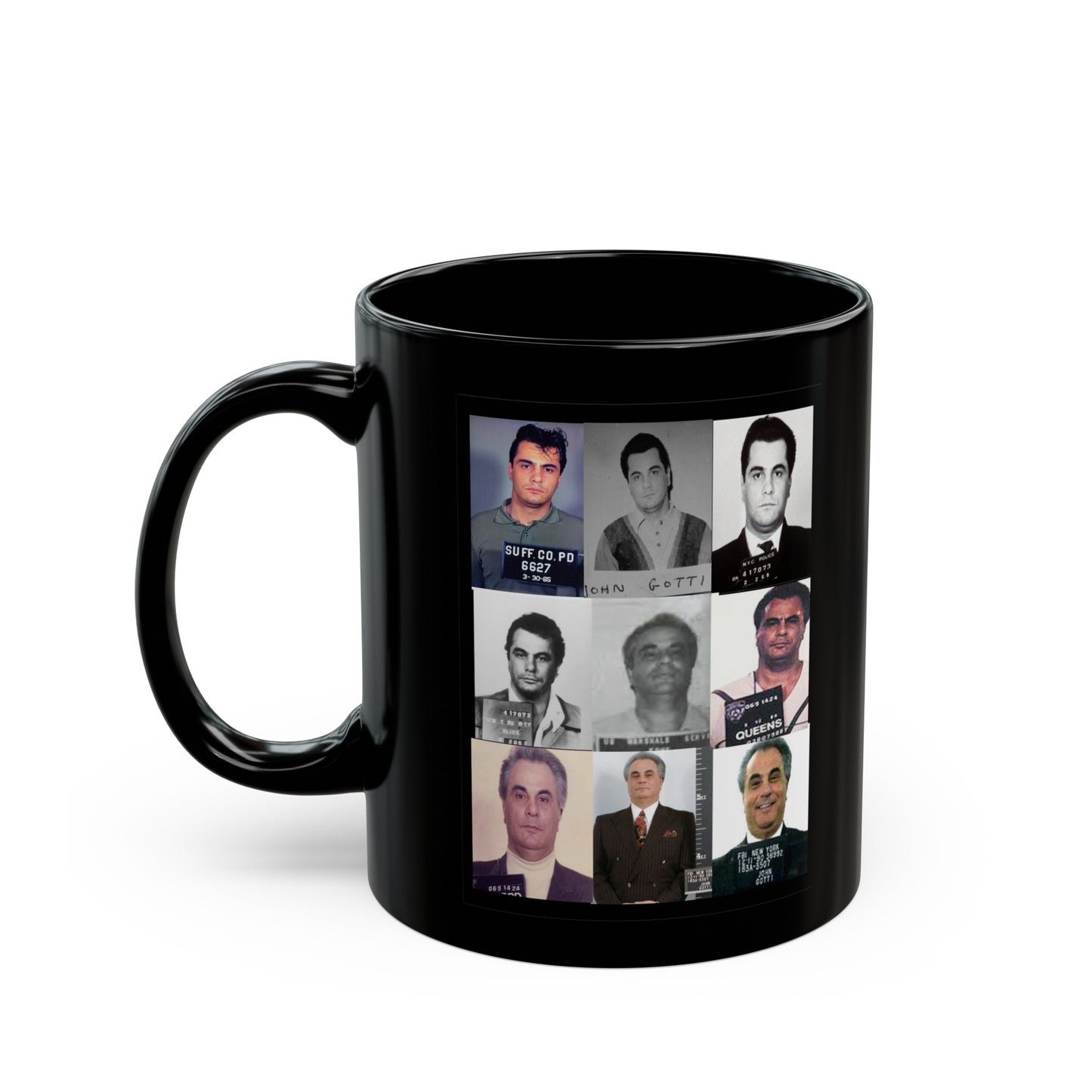 John Gotti Mug Shot Collage Mug