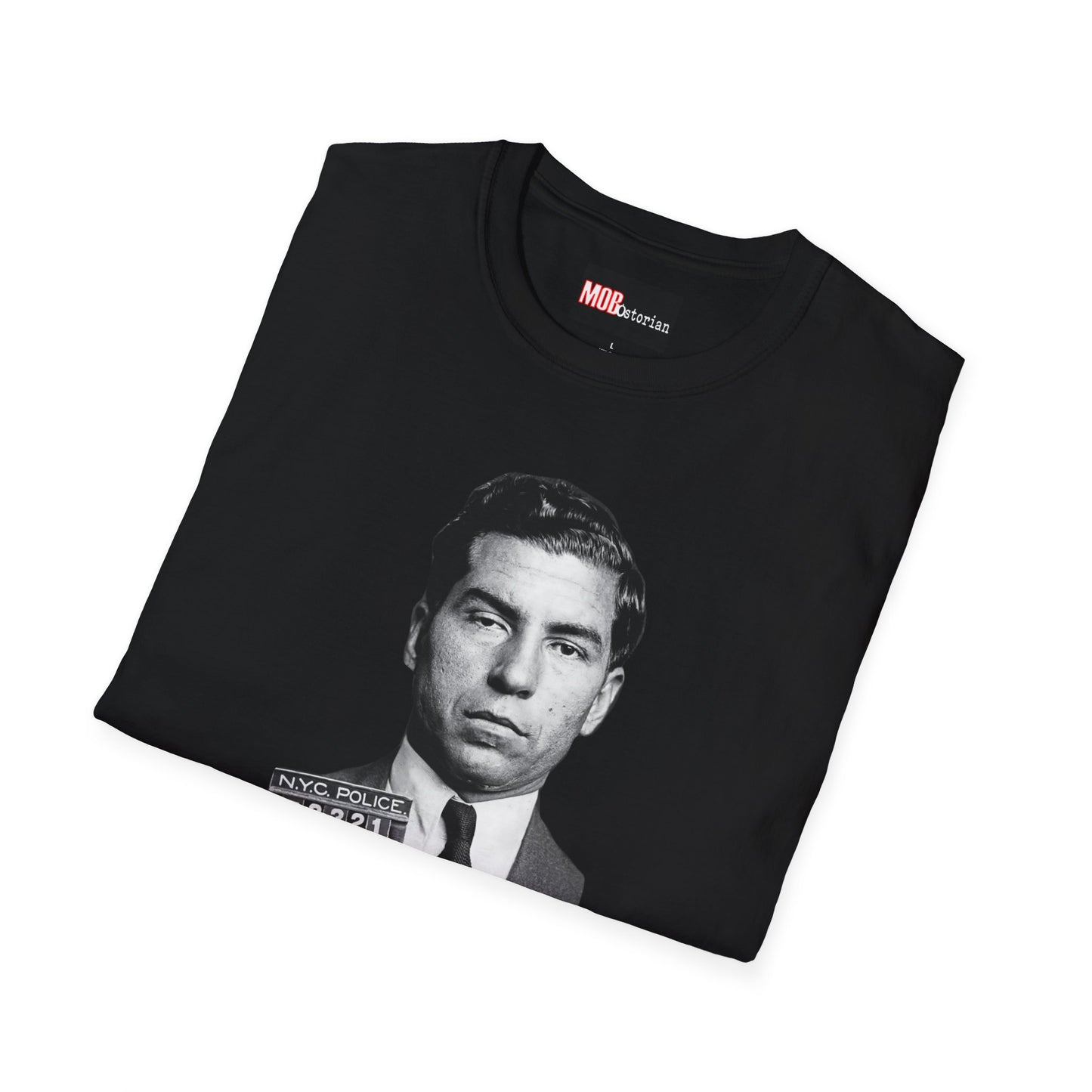 Lucky Luciano Mug Shot (With No Background and No Caption)