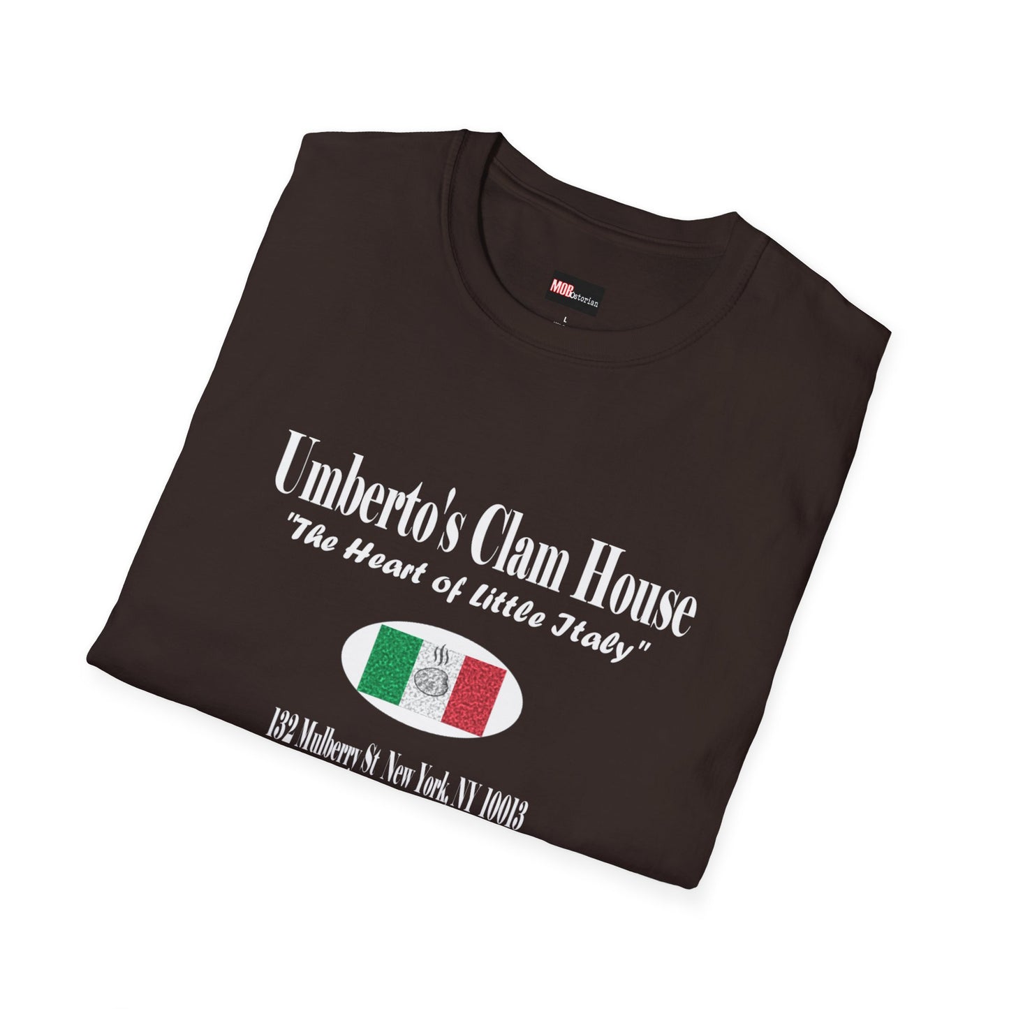 Umberto's Clam House white lettering