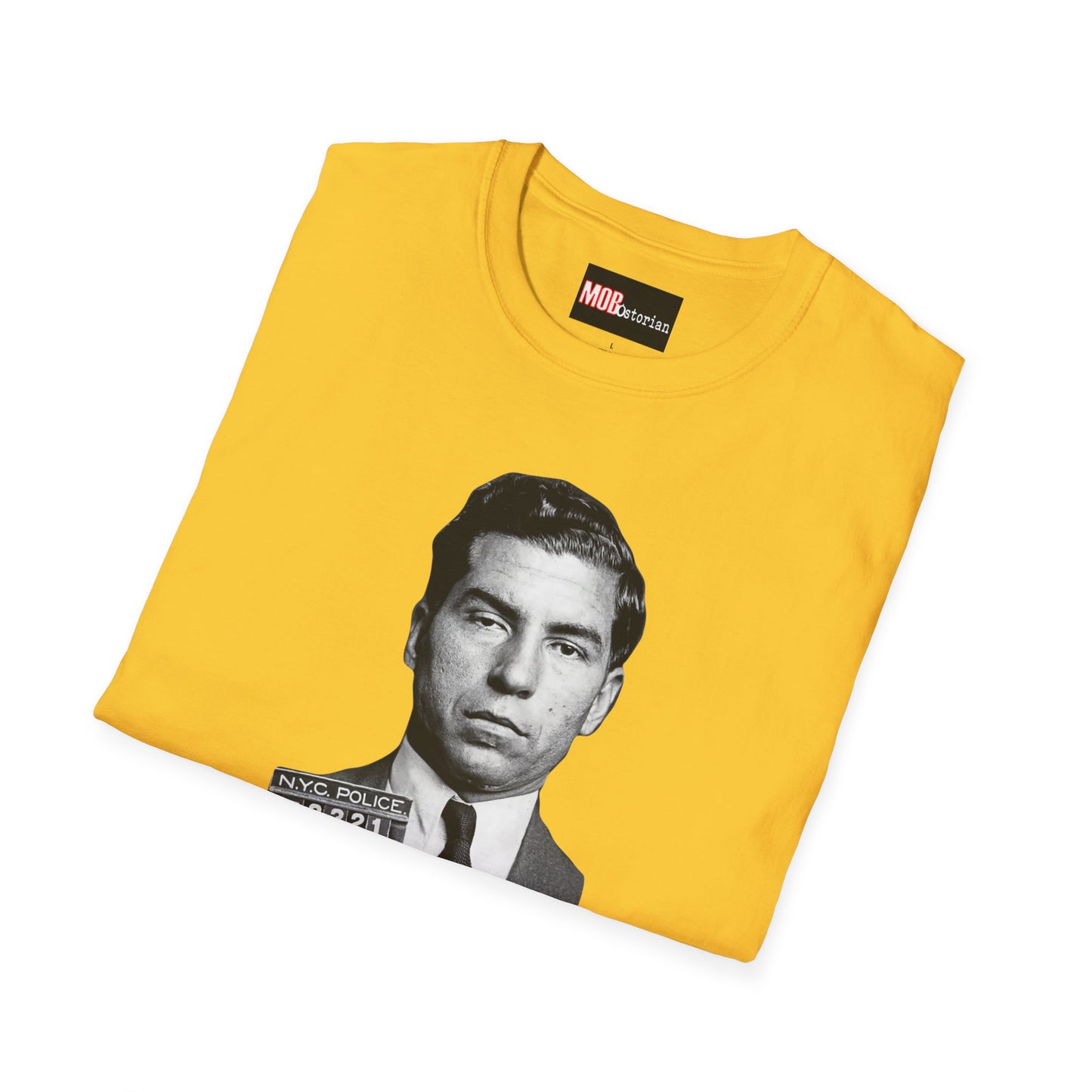 Lucky Luciano Mug Shot (With No Background and No Caption)