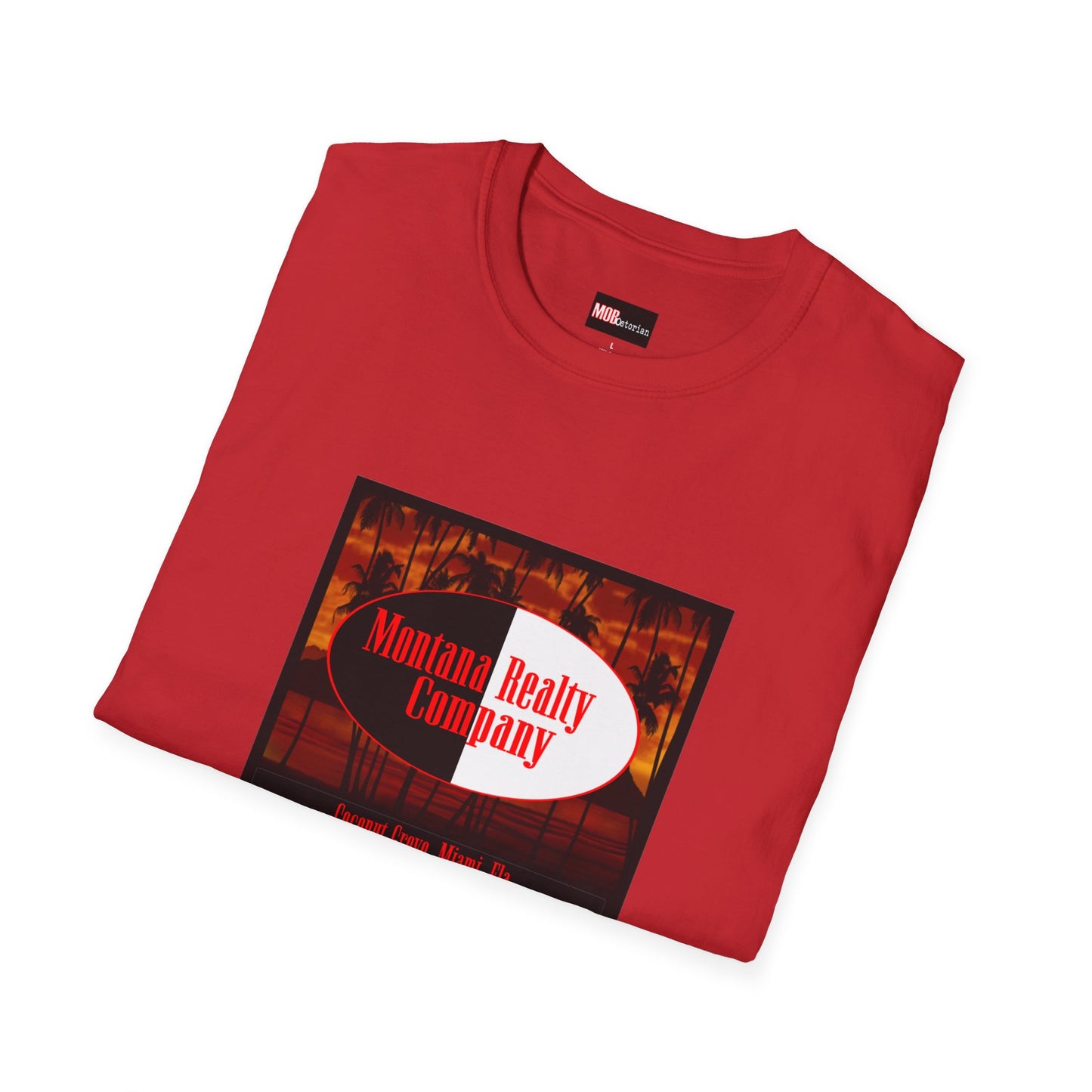 Scarface Montana Realty Company Shirt w/ Frank Lopez Wallpaper Background