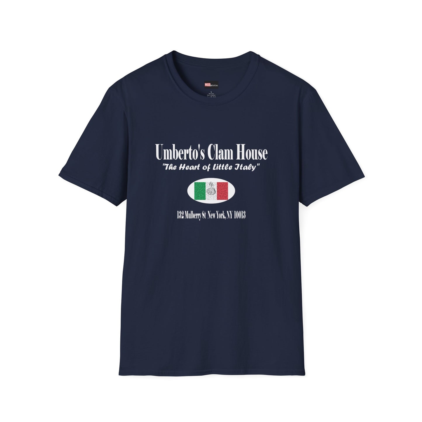 Umberto's Clam House white lettering