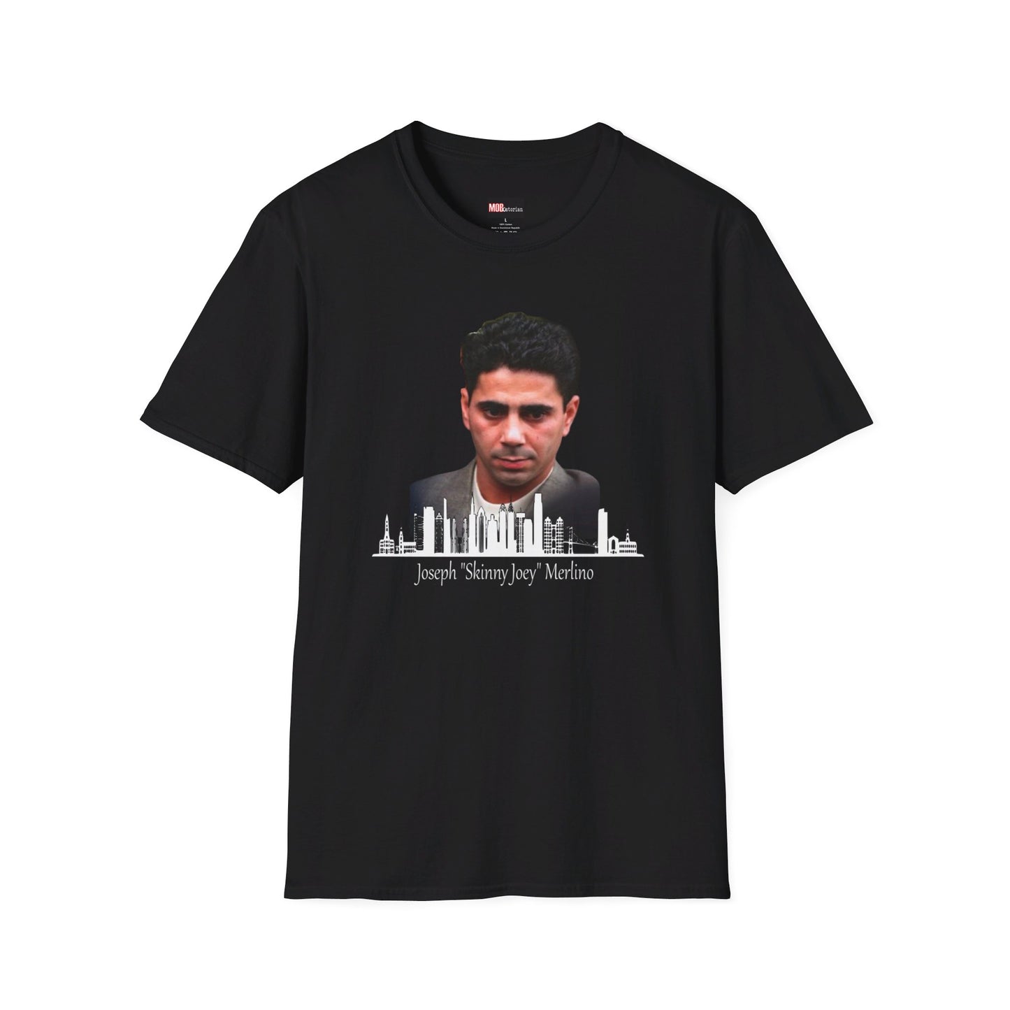 Joey Merlino Philly Skyline Black Shirt