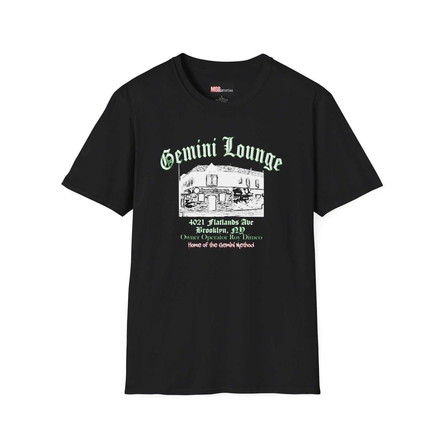 The Gemini Lounge (White Lettering)