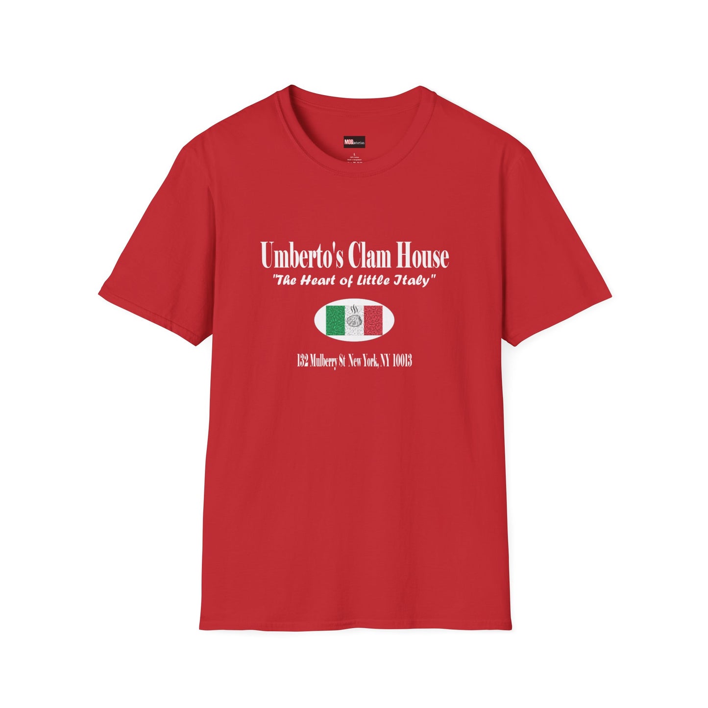 Umberto's Clam House white lettering