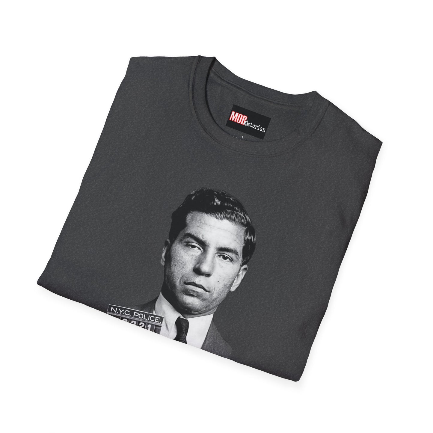 Lucky Luciano Mug Shot (With No Background and No Caption)