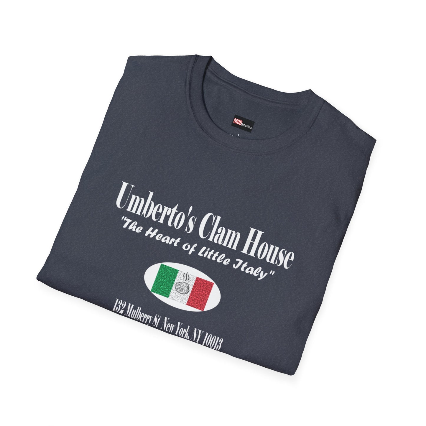 Umberto's Clam House white lettering