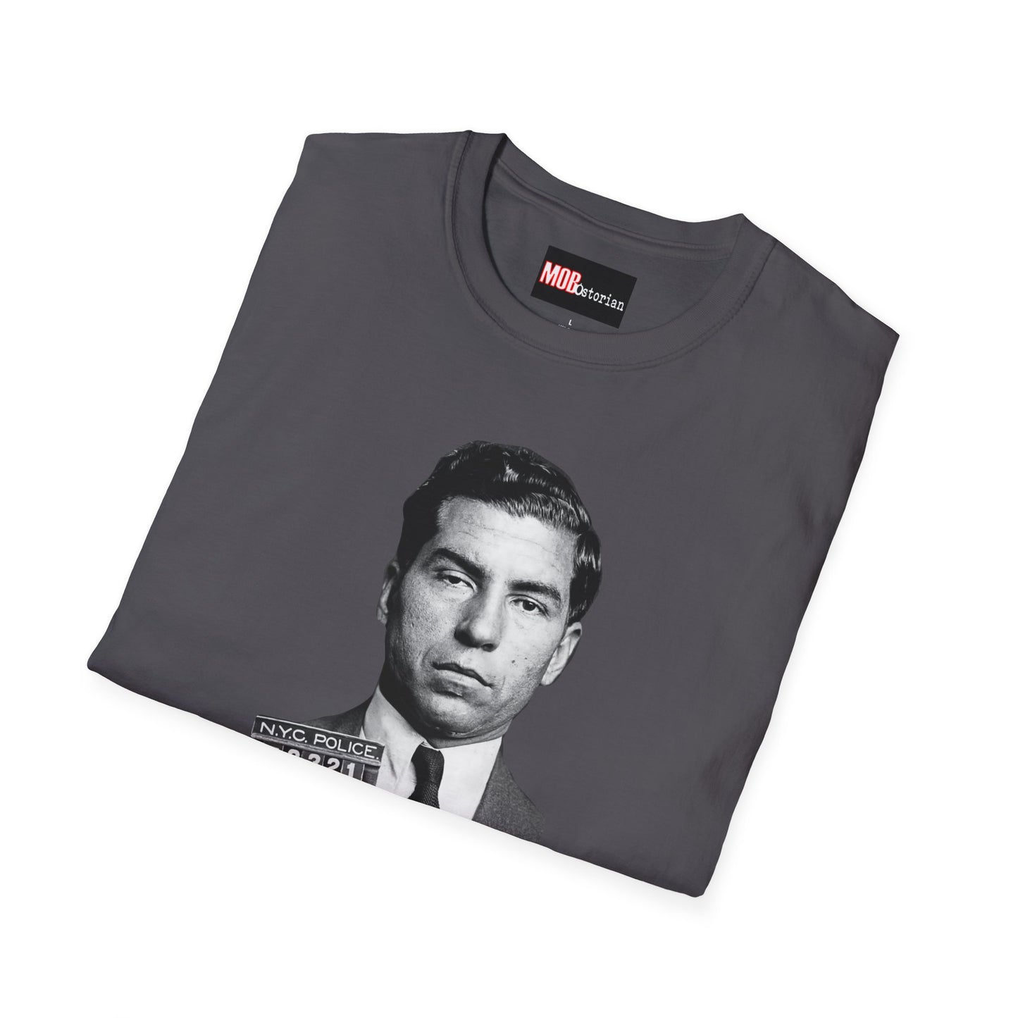 Lucky Luciano Mug Shot (With No Background and No Caption)