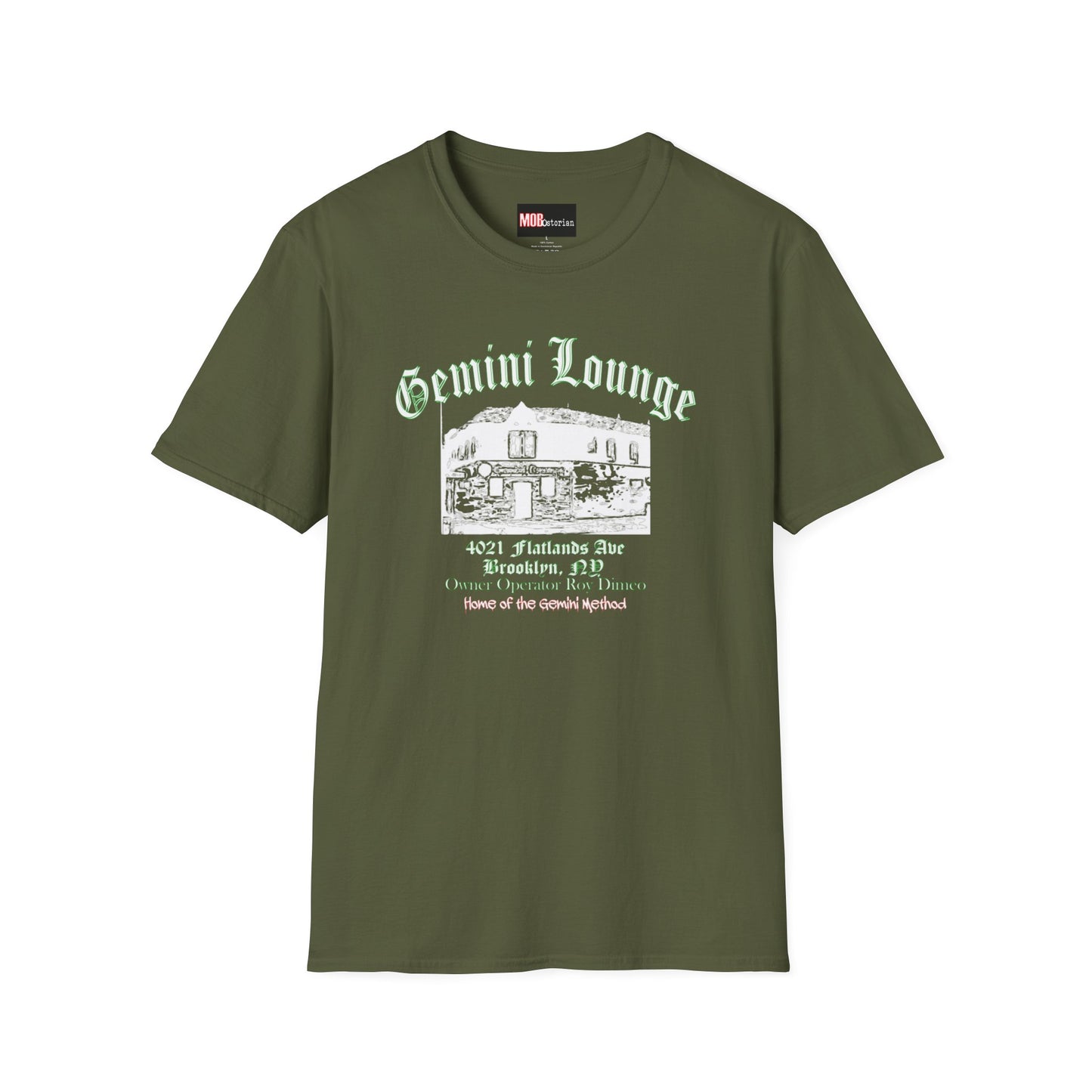 The Gemini Lounge (White Lettering)