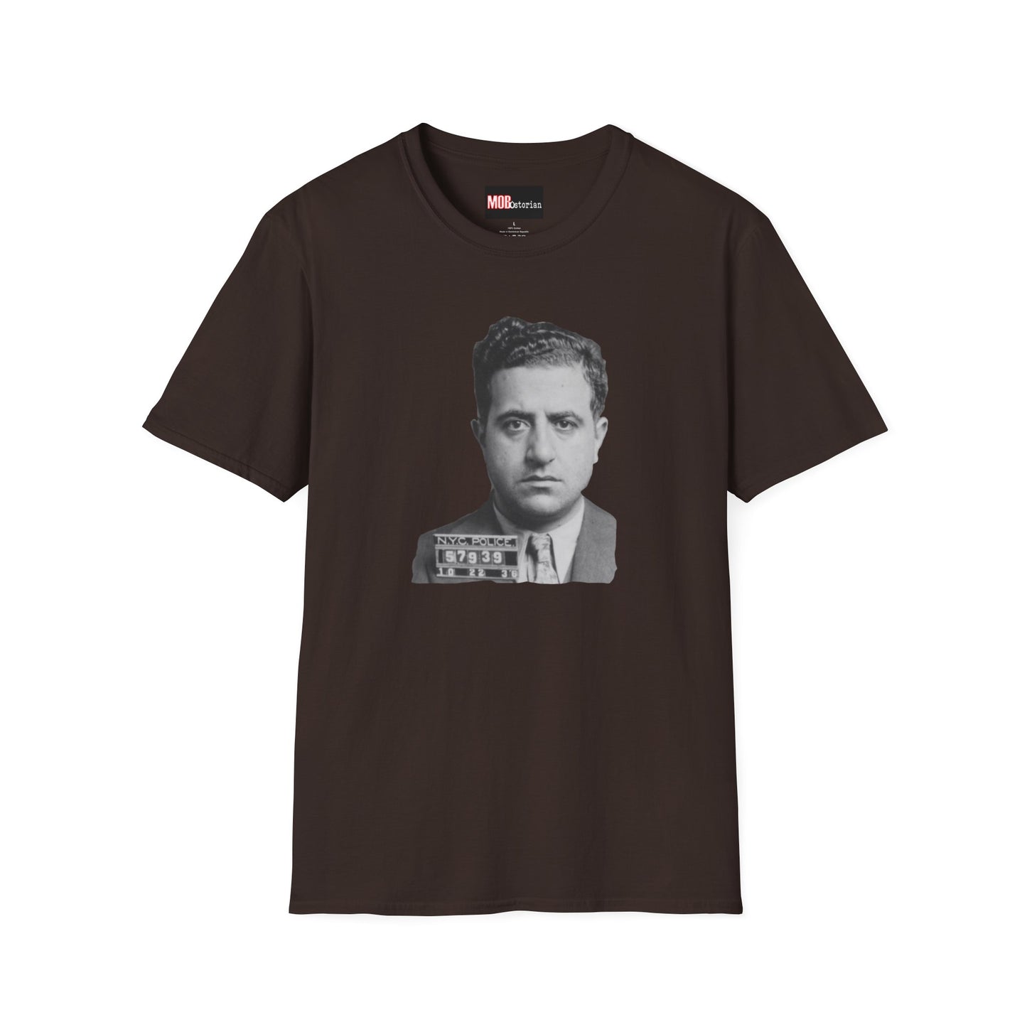 Albert Anastasia Mug Shot (With No Background and No Lettering)