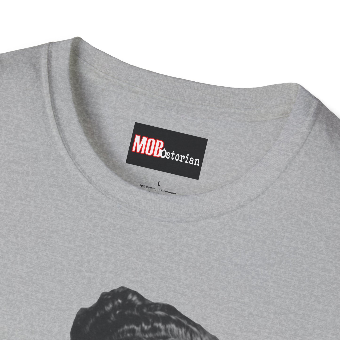 Albert Anastasia Mug Shot (No Background with Black Lettering)