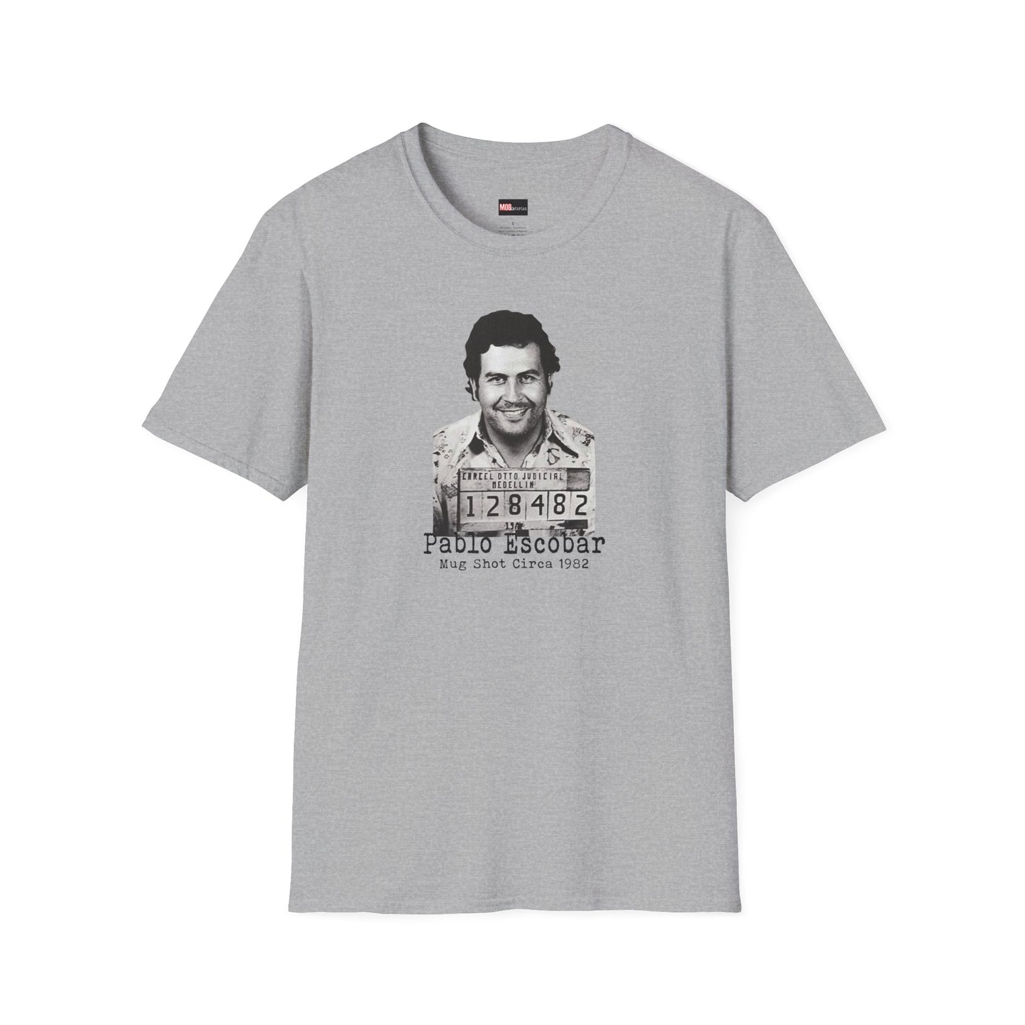 Pablo Escobar Mug Shot (Black Font)