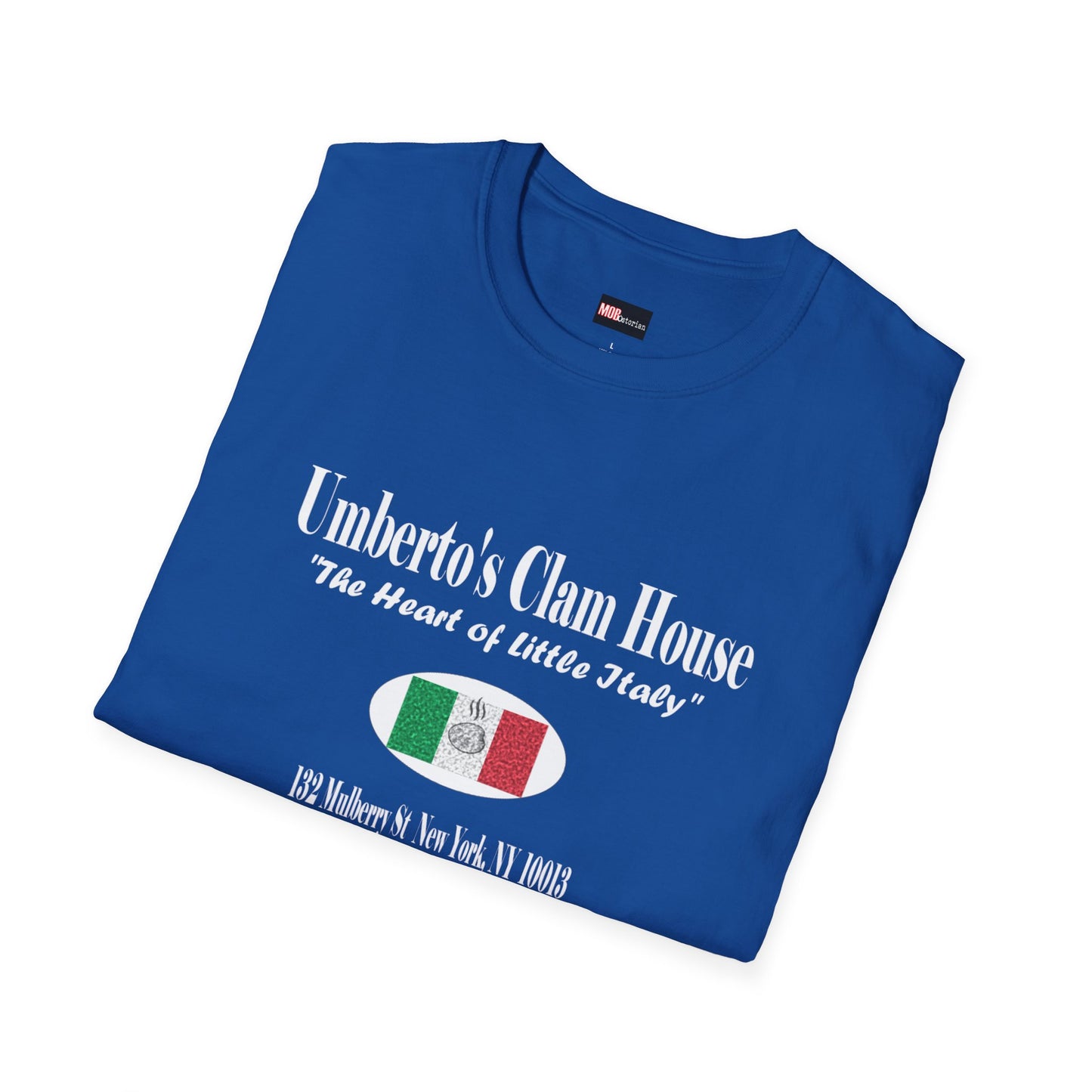 Umberto's Clam House white lettering