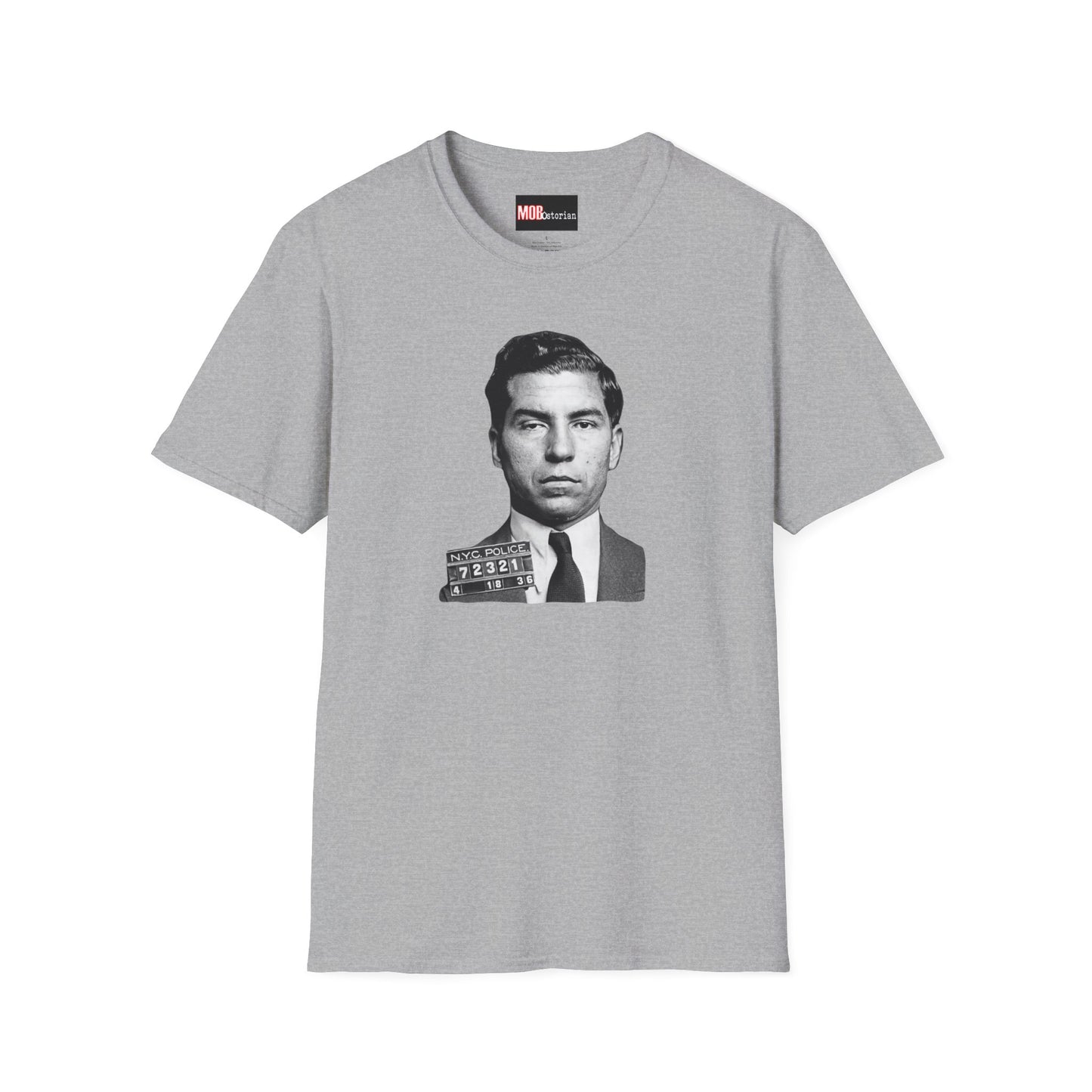 Lucky Luciano Mug Shot (With No Background and No Caption)