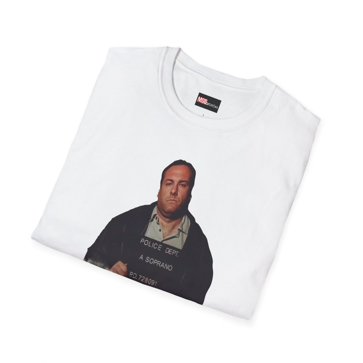 Tony Soprano Mug Shot no background