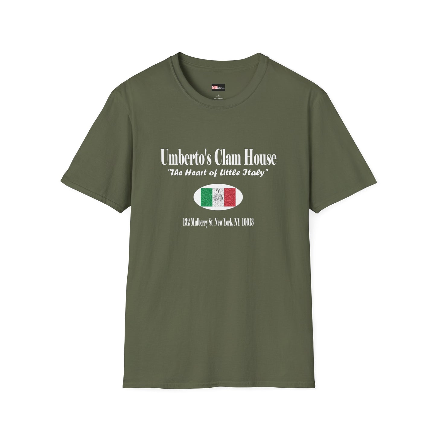 Umberto's Clam House white lettering